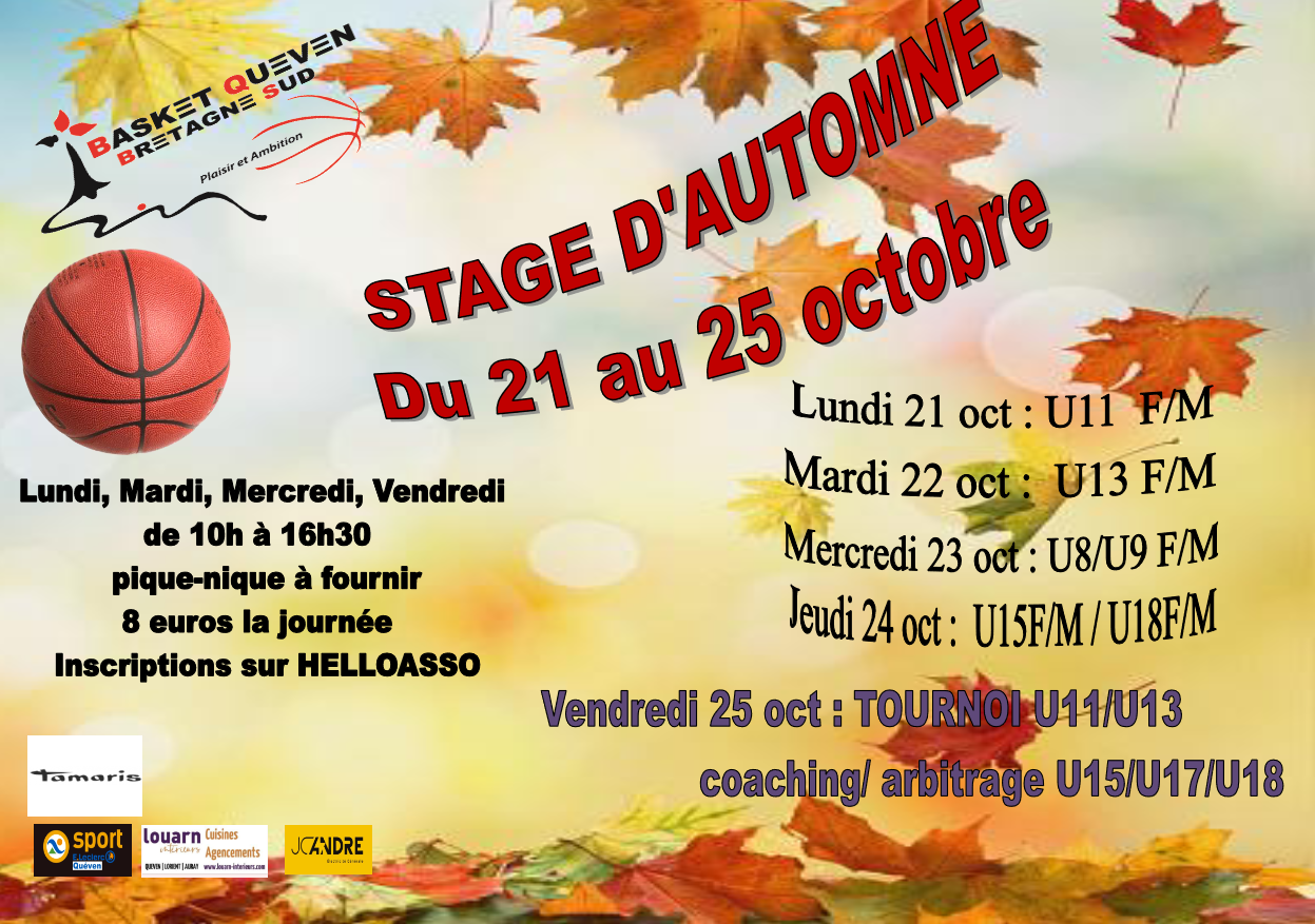 Stage octobre 2024