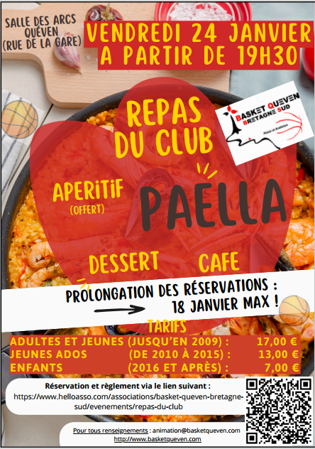 Repas du club 