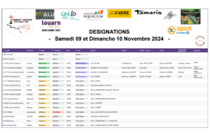 Désignation du 9 et 10 novembre 2024